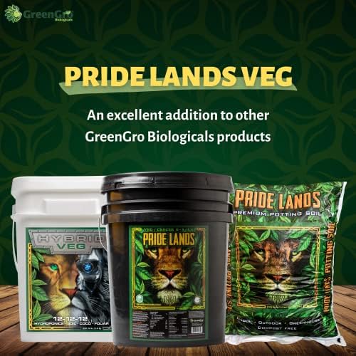 Fertilizante Orgánico Premium en Polvo Pride Lands Veg 2 lb miniatura 2