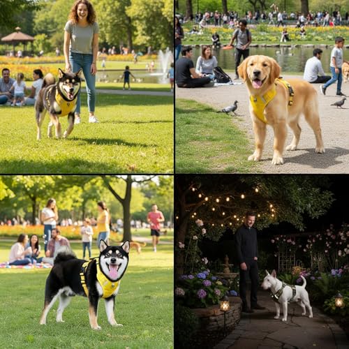 Hundegeschirr – Hunde-Weste, 1 ausbruchsichere Körperbandage für Outdoor-Übungen, verstellbarer Brustgurt mit Sicherheitsschnallen, Haustierzubehör, sicheres Welpengeschirr für Parks, Spaziergänge und – Bild 6
