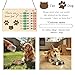TPLHOUSE Personalized Have We Been Fed Sign, Custom Feeding Reminder Hanging Sign with Name, Daily AM/PM Tracker for Dog Cat, Yes/No Meal Scheduler, Wooden Reminder Slider for Wall Decor