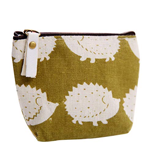 Preisvergleich Produktbild Kleine weiche Leinwand Münz Aufbewahrungstasche Sparbüchse für USB-Kabel Münzhalter Reißverschluss Reiseveranstalter