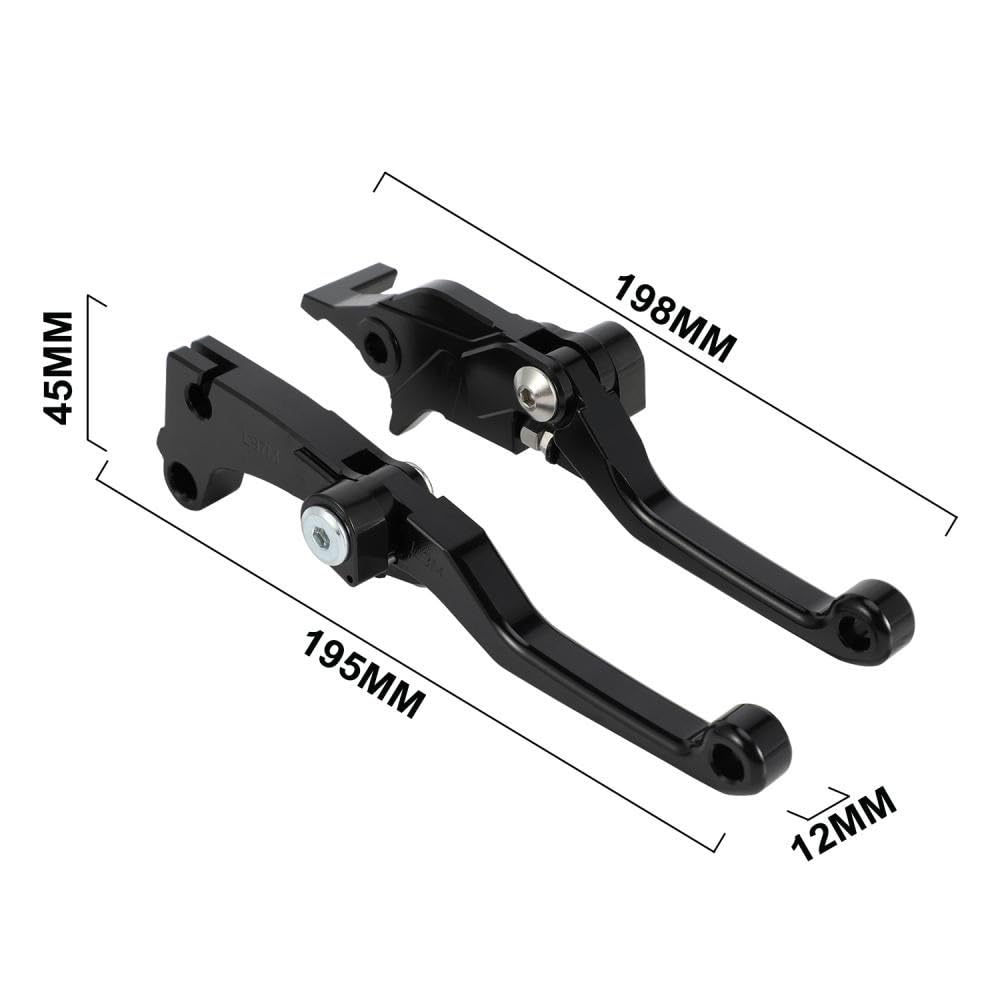 Dźwignie zbiornika głównego cylindra hamulcowego d akcesoria motocyklowe dźwignia sprzęgła hamulca / pasuje do Hawk 250 Hawk250 6061 Aluminium Dirt Pit Bike Motocross Mot Brake Lever