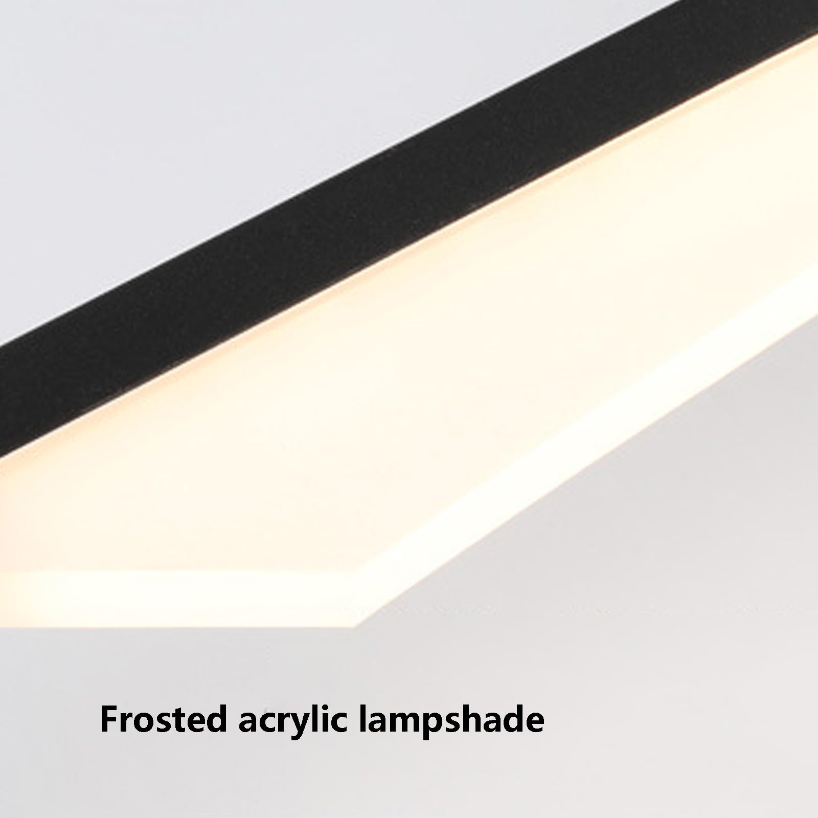 LED Spiegelleuchte Bad Wandlampe Indoor Wandleuchte Wasserdicht Wandbeleuchtung Modern Dekorative Wandleuchten Lange Acryl für Schlafzimmer Wohnzimmern Flur (Weiß-Weißes Licht,60cm)