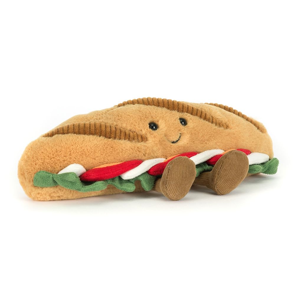 ジェリーキャット　Amuseables Caprese Baguette パン Jellycat Amuseables Caprese Baguette : Amazon.in: Grocery