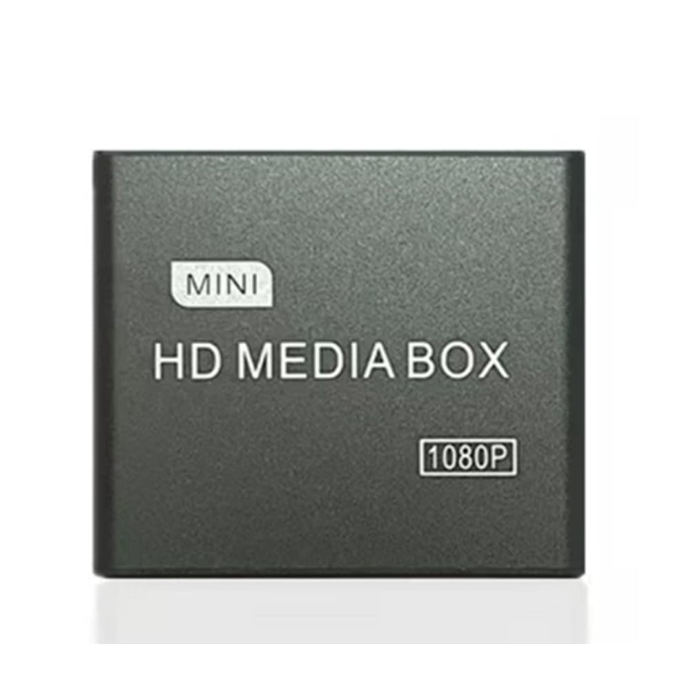 Reproductor Multimedia Full HD 1080P con Reproductor de Vídeo Multimedia, Compatible con para, AV, USB, SD/MMC, MKV, 264, Enchufe Europeo.