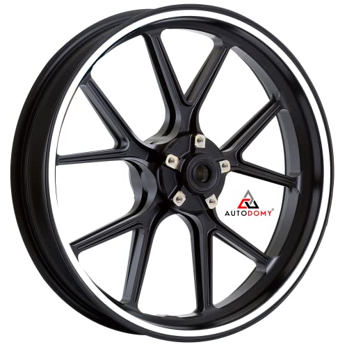 Autodomy Pegatinas Llantas Moto Circular Sport Juego Completo para 2 Llantas de 15' a 19' Pulgadas...