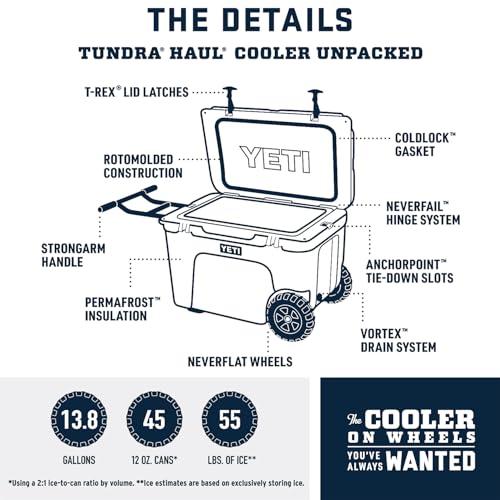 YETI Tundra Haul Wheeled Hard Cooler - Image 3