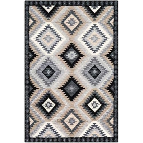 Image of Sifa Carpet Crafted with Care: Premium Hand-Tufted Wool Carpets Royanna Traditional Design Handmade Area Rugs, for Your Room Silver Color Size 1x1 feet (Sample)