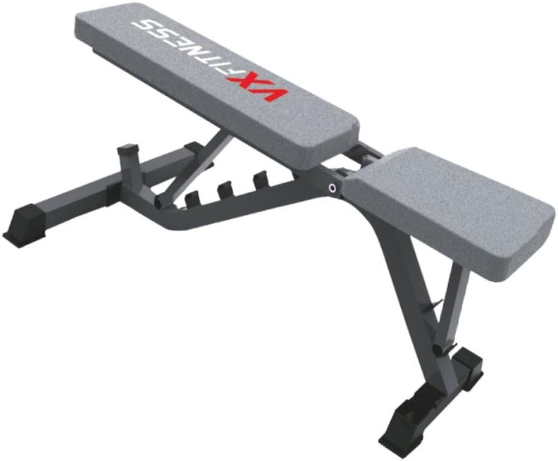 Viva Fitness MYSPOGA_1513121 Vx 203a Decline Adjustable Utility Bench (Multicolour) - Weight Capacity: 100 Kg
