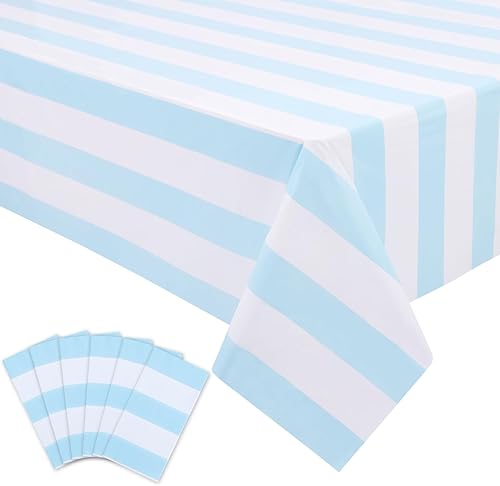 Miniatura 32 de Kesfey - Juego de 3 manteles de mesa de rayas horizontales en blanco y negro de 54 x 108 pulgadas, manteles clásicos de rayas negras, manteles de