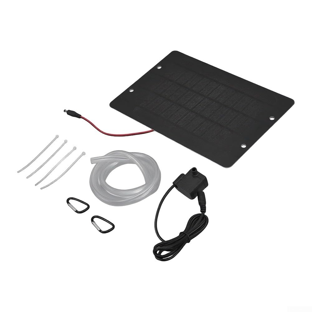 Bomba Solar 10W Jardín Sin para batería Panel Bomba Solar 10W
