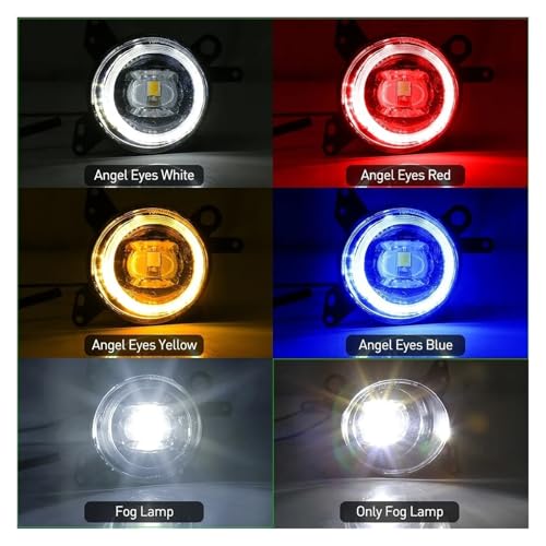 Faros Angel Eyes para Mitsubishi Lancer 2008-2013 con Kit LED DRL 12V 5