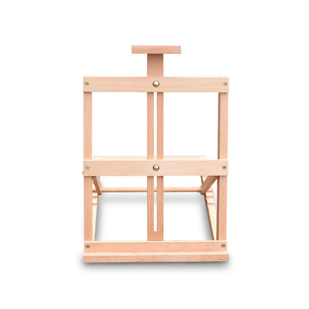 ASerZenith Display Easel Drawing Board Easel Tabletop Beech Student Oil Painting Stand Wooden Advertising Display Stand