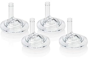 Grosmimi Baby Bottle Straws Compatible with Grosmimi Wide Neck Baby Bottles (Stage 2, 4-Pack)