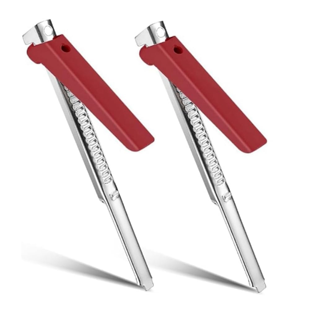 CTRLZS Effortless Arthritis Jar Openers for Seniors,Non-Slip Bottle Opener,Can Opener Manual Lid Opener, Lid Opener Red