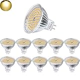 【Hoher CRI】 Hoher 80+ CRI mit superhellen 60 x 2835 SMDs, reiner und gleichmäßiger Beleuchtung und einem hochwertigen Glaslampenbecher, der eine perfekte Wärmeableitung unterstützt.