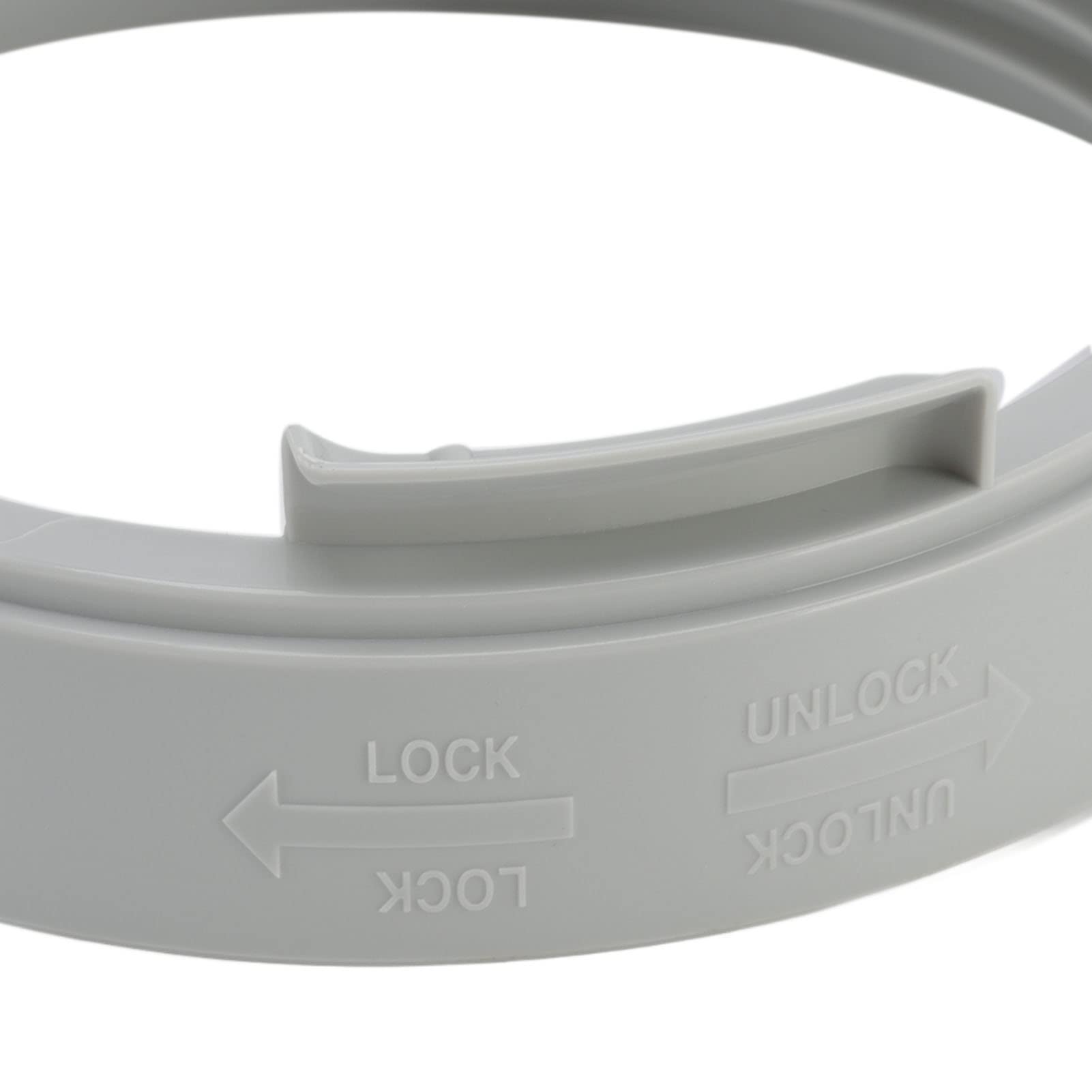Strong and AC Coupling Extension Connector for 150mm Diameter Air Conditioning Exhaust Ducts, Grey - Image 2