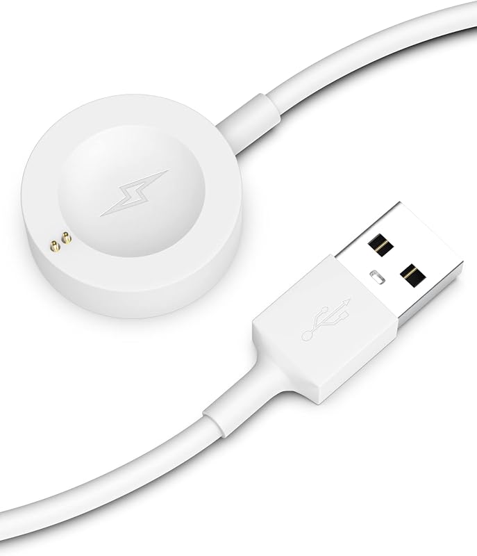 Charger Dock Compatible for Fossil Gen 4 Gen 5 Gen 5E Gen 6 Michael Kors Runway,Skagen falster 2,Misfit Vapor 2,Diesel Guard 2.5 - USB Charging Cable 1M - Smartwatch Accessories