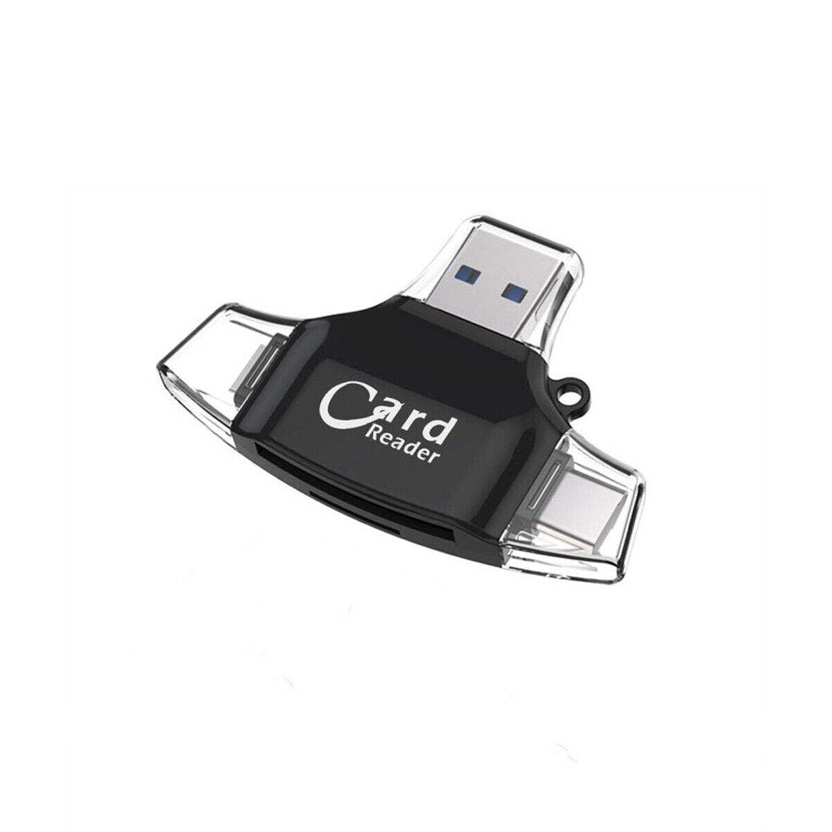 FORIDA 3-in-1 OTG Card Reader for iPhone, Android & PC (Lightning, Type-C, Micro USB), SD/Micro SD Memory Card Reader, Supports FAT32/exFAT, Plug & Play-image-45