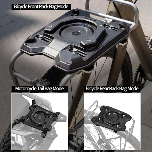 Bolsa trasera magnética para moto Rhinowalk miniatura 4