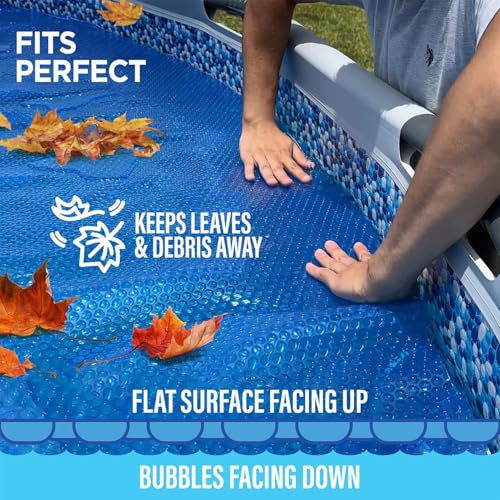 Cobertor solar redondo para piscina, varios tamaños miniatura 6