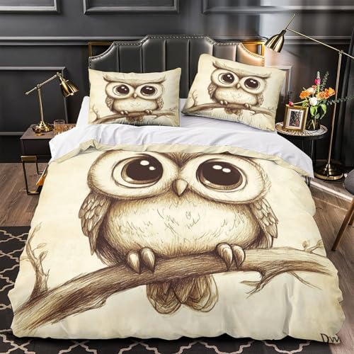 Housse de couette marsupial parure de lit 3D pour une chambre moderne et cocooning