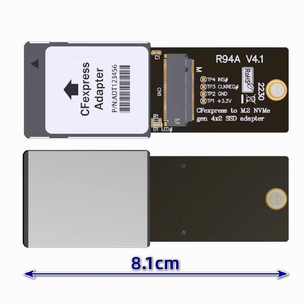 cablecc Adattatore SSD CFE da CF-Express a NVMe 2230 M.2 M-Key CH SN530 di tipo B per scheda di memoria di espansione Xbox Series X&S PCIe4.0