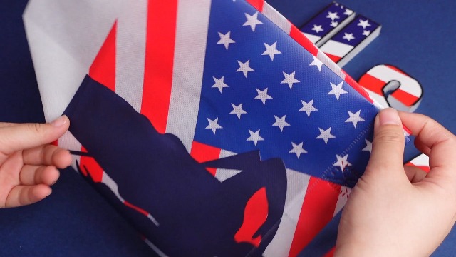 Kosmetiktasche Mit US-Flaggen-Design – 23x18x5 Cm, Wasserdichtes Segeltuch, Geschenkidee Für Patriotische Anlässe