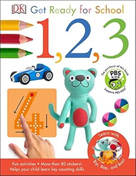 Paperback Bip, Bop, and Boo Get Ready for School: 1, 2, 3 (Skills for Starting School) Book