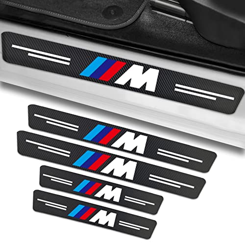 Lámina protectora para puertas de coche para BMW M M2 M4 M5 M6 M8 X1 X2 X3 X5 X6 M135i M240i Z4 328i X7, protector de puerta de coche de fibra de carbono para puertas de coche Cover