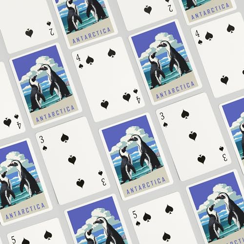 Baraja de Cartas Póker Antarctica 52 Cartas miniatura 4