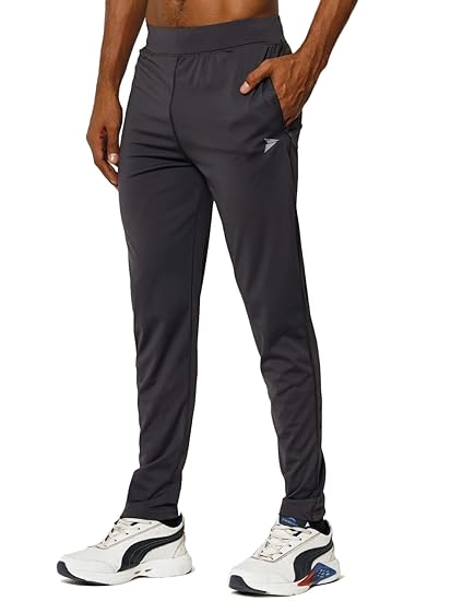 Men's Stretchable Track Pant for Gym with Zipper Pockets