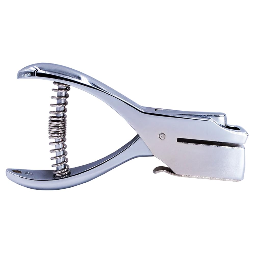 (2 Pack) Fire Extinguisher Inspection Tag Extra Heavy Duty Hole Punch, Silver