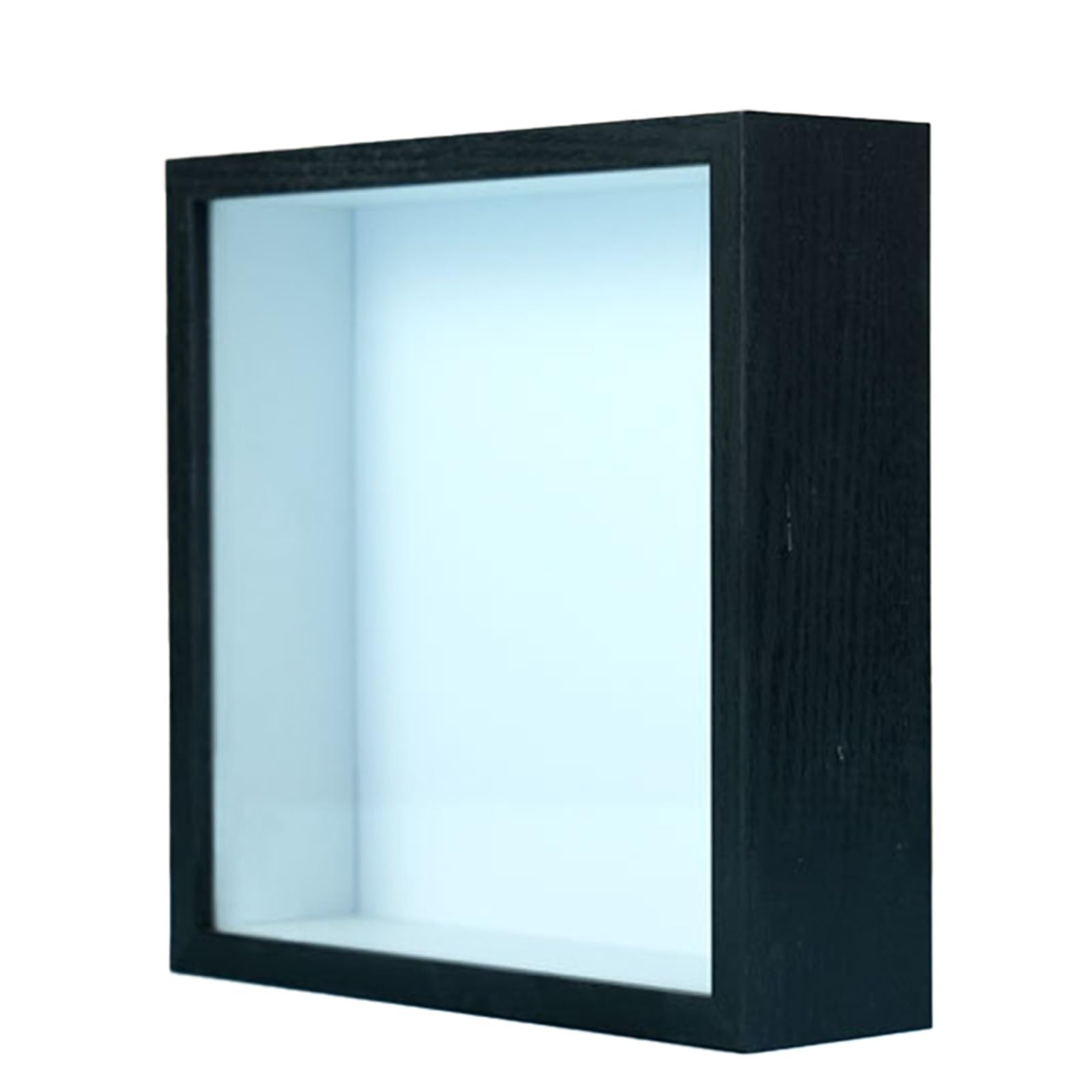 Marco tipo shadow box multicolor con vidrio transparente de alta claridad