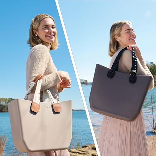 VIRA Medium Rubber Beach Bag Lightweight Waterproof Washable Durable Travel Tote for Boat Pool Sports Gym2