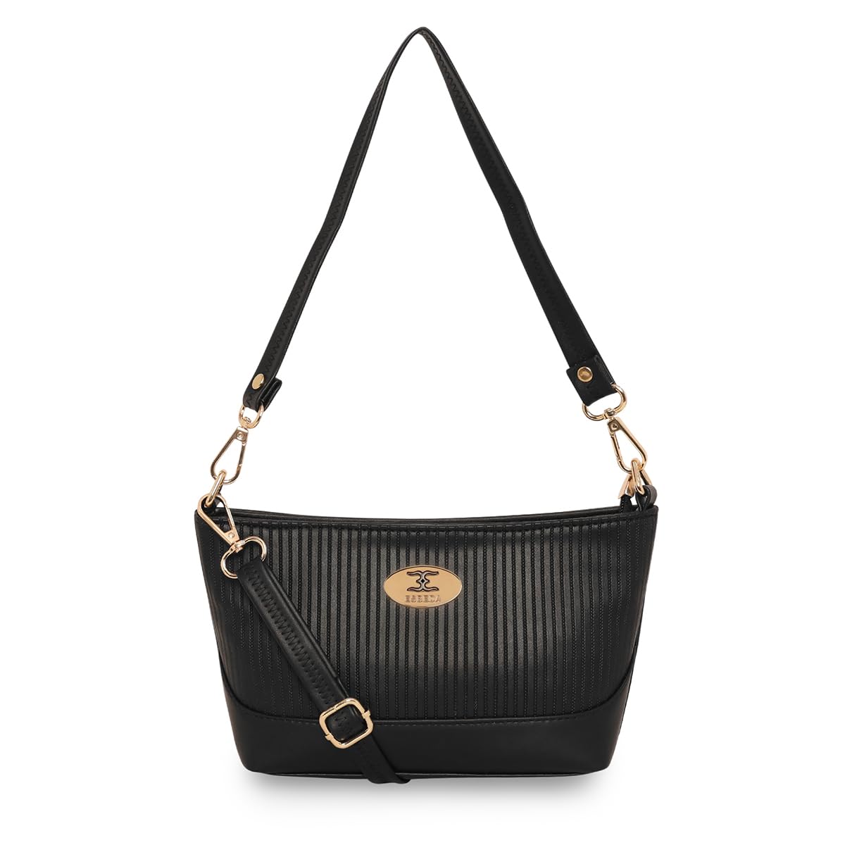 ESBEDA Black Color Lightweight Dual Handle Sling Bag For Womens (B0CZ7B8ZLH) Amazon Price History, Amazon Price Tracker