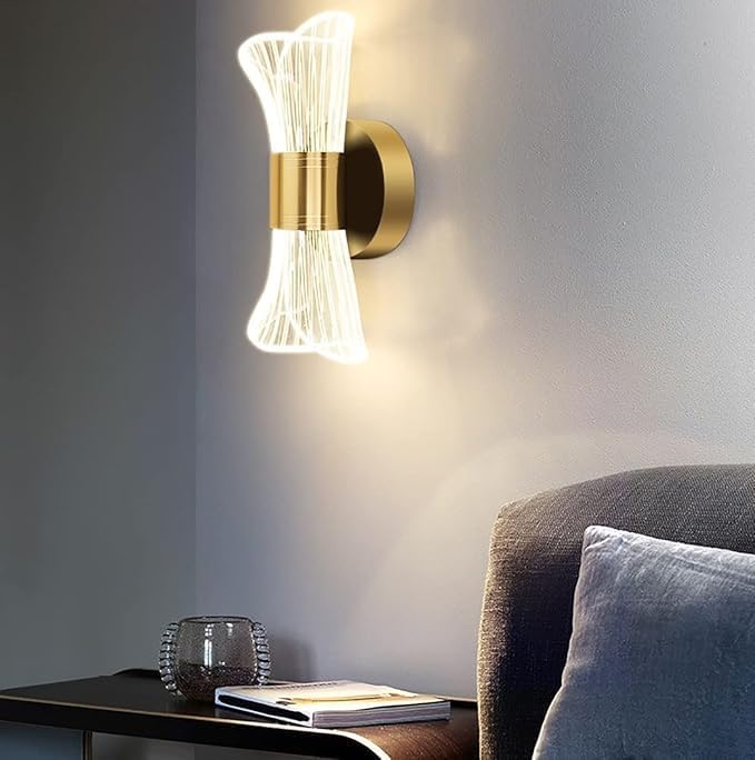 Image of Modern Curvy Creative 3 Different Color Mode LED Wall Lamp for Living Room Bedroom Restaurants, Dining, Coffee Shop, Home and Office Etc Home Decoration. (Pack of 1)