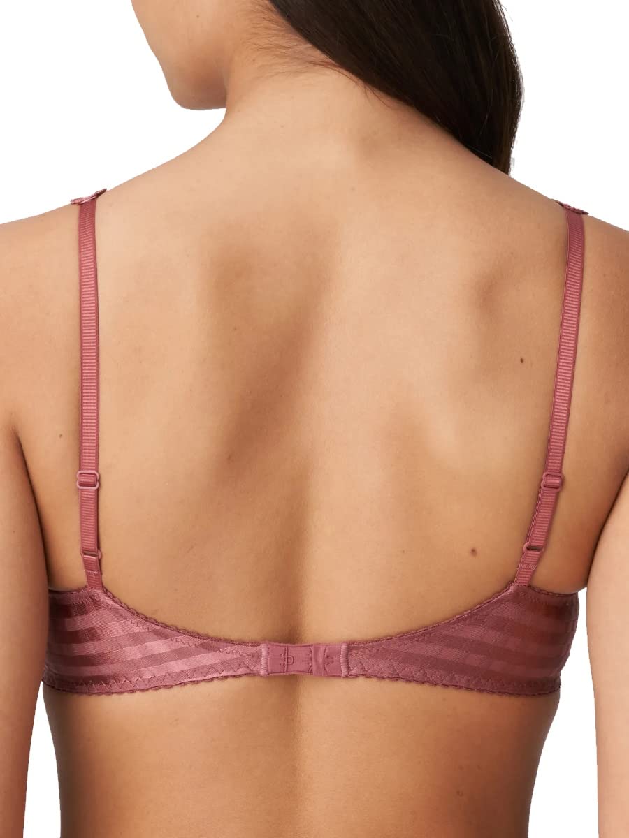 Marie Jo Runder Schalen-BH mit tiefem Steg Avero, Größe 70E, Wild Ginger, Blümchen Träger, 2 Haken/Ösen Verschluss