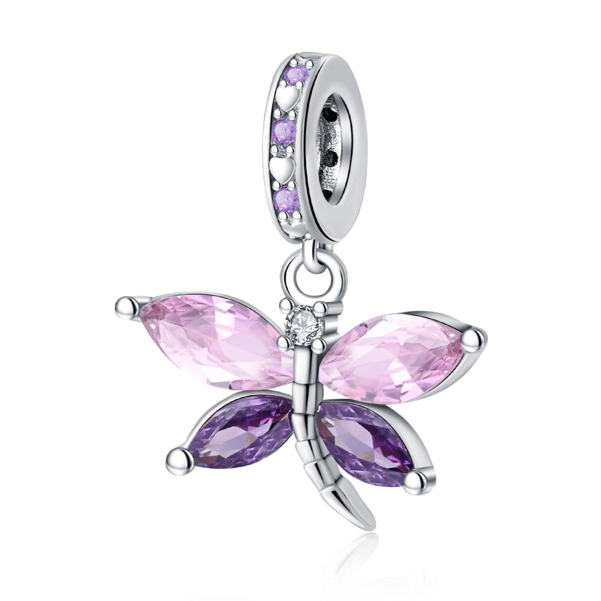 LMLMECREA Charms Anhänger 925 Sterling Silber - Glücksbringend Charms für Europäische Armbänder - Süßes Tier Geschenk für Frauen, Mamas & Töchter