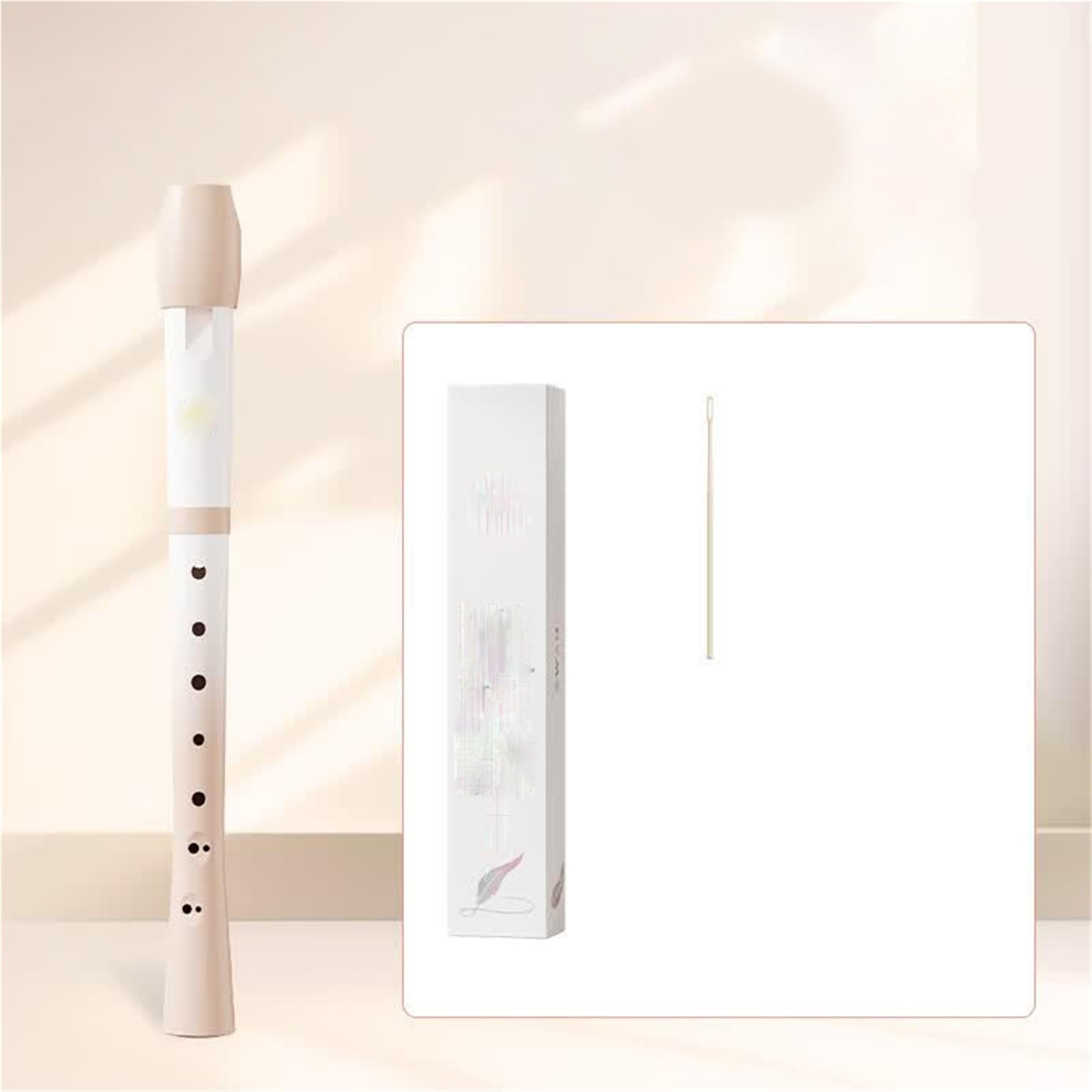 Flauto Dolce A 8 Fori In Stile Tedesco Sfumato Rosa (soprano) Ideale Per L'uso In Classe Per Principianti Flauto Dolce