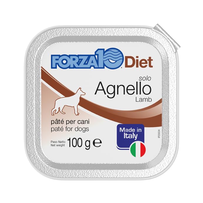 Cibo umido monoproteico per cani Forza 10 Diet 100 gr - Agnello- 10 pezzi