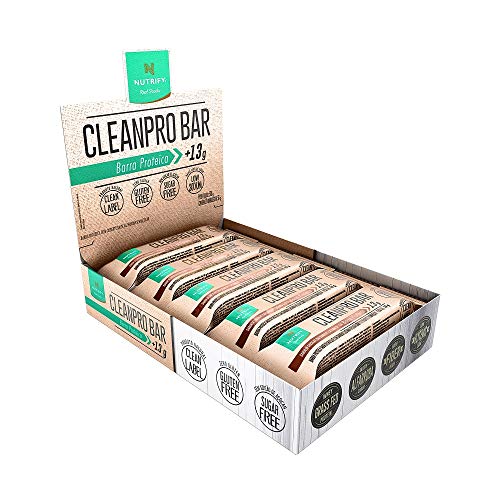 Cleanpro Bar (Caixa com 10 uni.) - Nutrify - Baunilha com Nibs de Cacau Nutrify - Real Foods