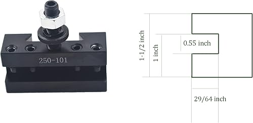 Miniatura 2 de 1 unids AXA 250-101 herramienta de cambio rápido soporte de poste de cambio rápido herramienta post torneado soporte