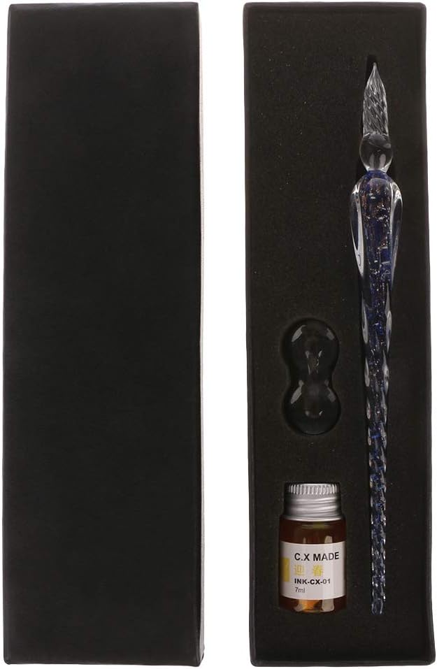 キャンペーンもお見逃しなく 発光ガラスディップ万年筆署名インクビジネスギフトオフィス用品書道 キャンペーンもお見逃しなく 発光ガラスディップ万年筆署名インクビジネスギフトオフィス用品書道