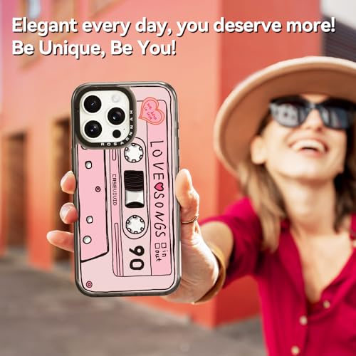 Coque iPhone 14 antichoc 2m durable Rosarnnah esthétique noire - 6