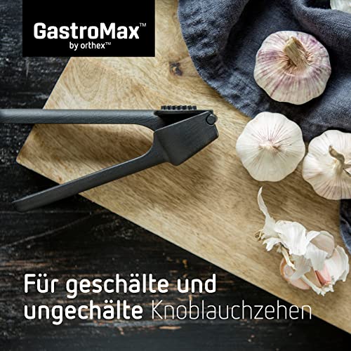 Foto von GastroMax Knoblauchpresse - Knoblauchzerkleinerer - ergonomische Griffe - eingebauter Reiniger - spülmaschinenfest - BPA-frei - Made in Sweden