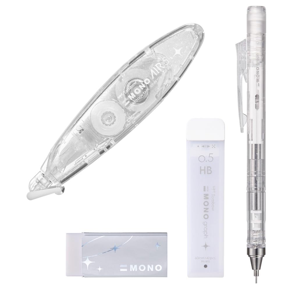 Amazon.co.jp: トンボ鉛筆 MONO 文房具セット シマーエディション