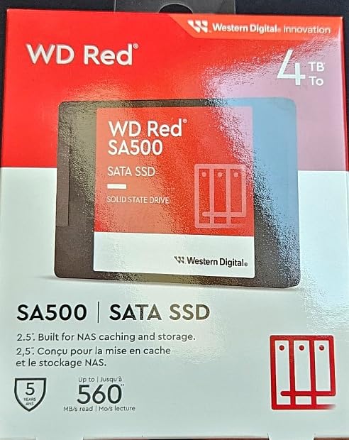 Amazon.com: Western Digital 4TB WD Red SA500 NAS 3D NAND Internal