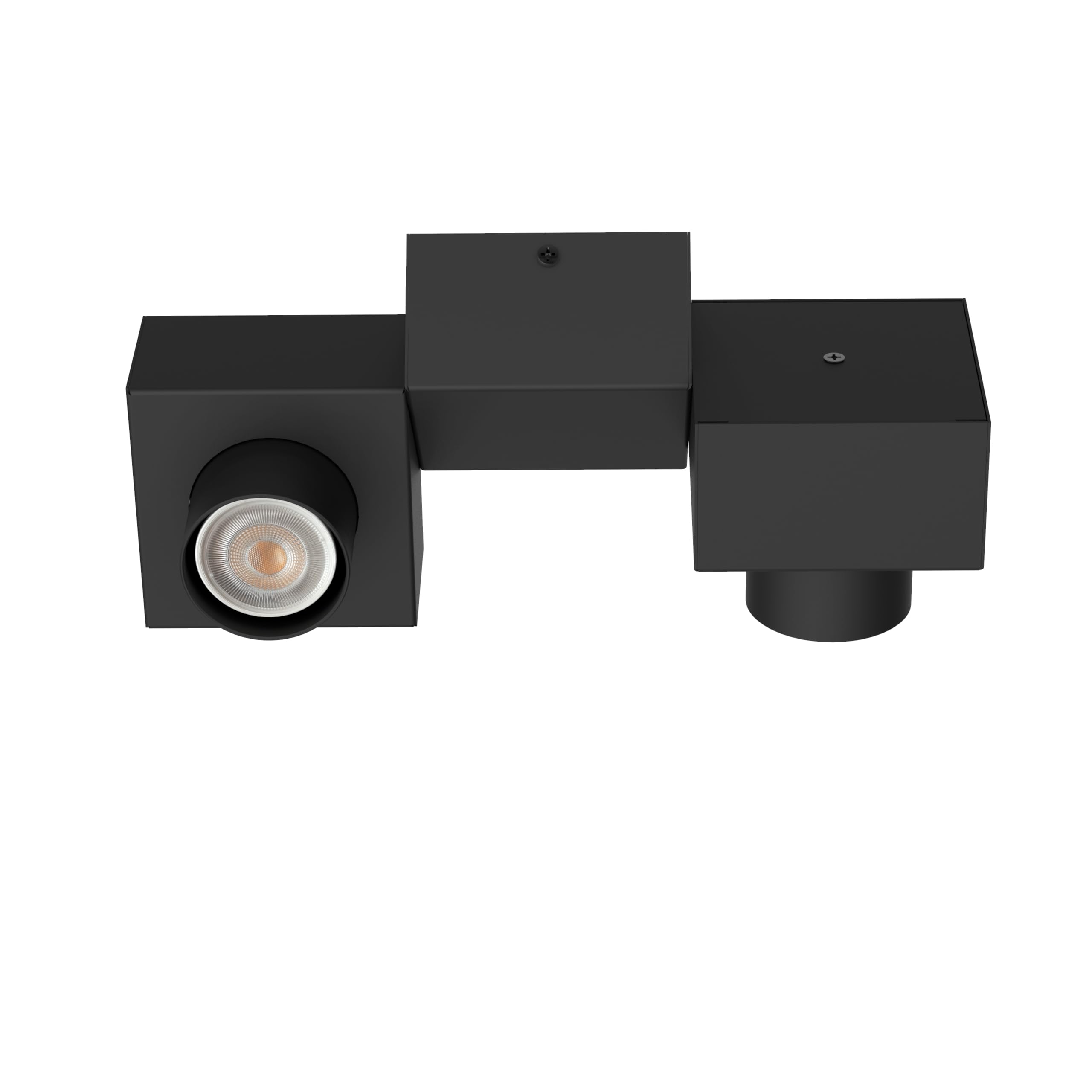 Faretto LED Soffitto Metallo Nero - Plafoniera Flessibile per Casa