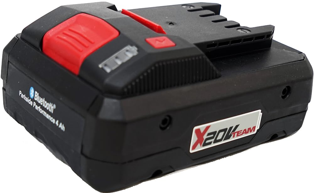 Parkside Performance® - Batteria intelligente da 20 V, PAPS 204, 4 Ah, 1 pezzo, 20 V, 4 Ah, 80 Wh, 5 celle, batteria agli ioni di litio
