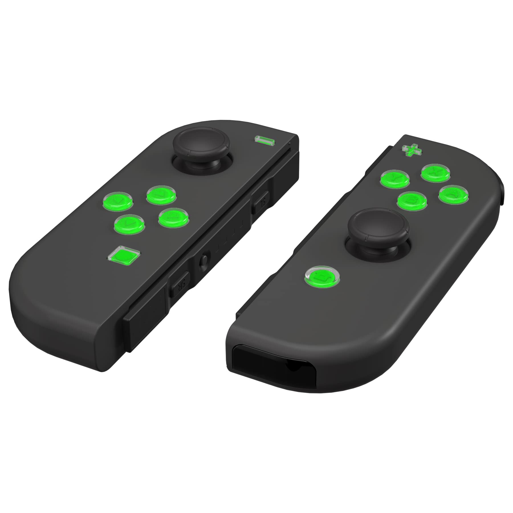 Amazon.com: eXtremeRate Replacement Two-Tone Jelly Buttons for